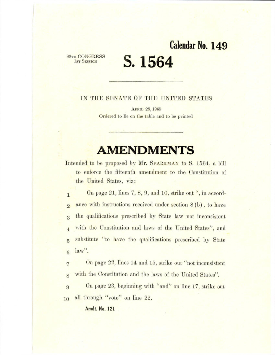 Additional Amendment By Sen. Ervin To S.1564 To Page 14 To The Language Of Lines 25 And 3.