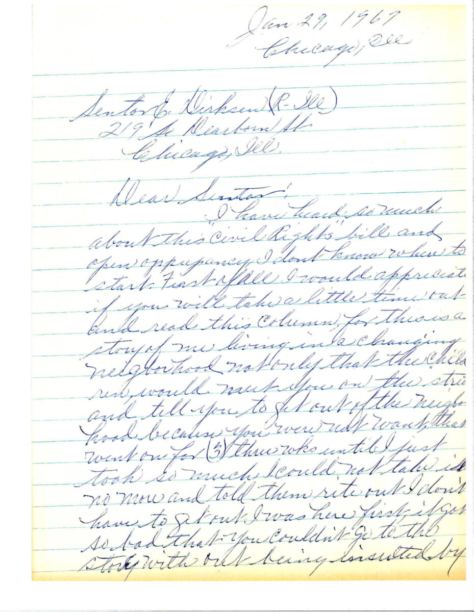 Letter From The Woman In Chicago Article About Her Experience In Englewood Now That It Was Changing.