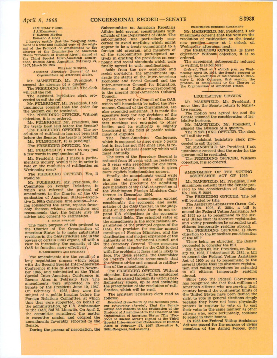 Amendment Introduced By Mr.Cannon To Make Voting More Accessible To Citizens Abroad.