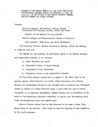 ["The meeting minutes outline topics planned for inclusion in the Republican leadership's press conference."]