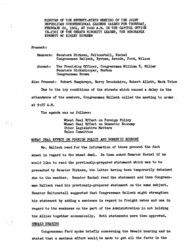 ["The meeting minutes detail the Republican leadership's discussions about statements regarding the Wheat Bill to be presented at the press conference."]