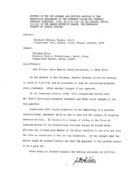 ["The meeting minutes outline the Republican leadership's discussions about the presidential election and Governor George Wallace."]