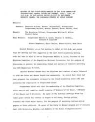 ["The meeting minutes outline the Republican leadership's discussion about the party's platform and upcoming convention as well as pending civil rights legislation."]