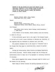 ["The meeting minutes outline the Republican leadership's discussions about the shooting of Robert F. Kennedy as well as pending legislation."]