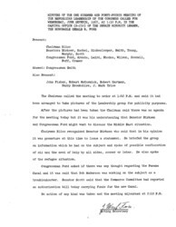 ["The meeting minutes outline the Republican leadership's discussions about the Middle East and the Panama Canal."]
