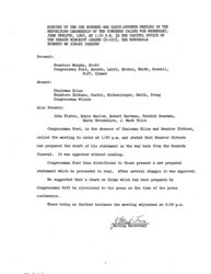["The meeting minutes outline the Republican leadership's preparations for the upcoming press conference, including discussions about pending crime legislation."]