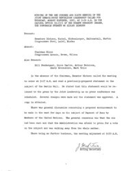 ["The meeting minutes outline discussions by the Republican leadership regarding the Berlin Wall and the United Nations."]