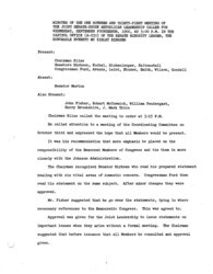 ["The meeting minutes outline the Republican leadership's discussions about domestic issues and the pending Civil Rights Bill."]