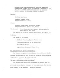 ["The meeting minutes outline the Repbublican leadership's discussions regarding nuclear weapons, Social Security, and other legislation."]