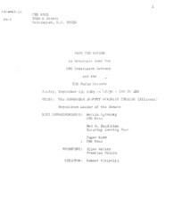 ["This interview transcript records Everett McKinley Dirksen's appearance on Face the Nation. Dirksen responds to questions about the Republican Party, Vietnam, anti-poverty programs, and the war between India and Pakistan."]