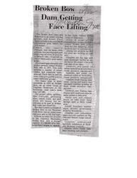 ["Robert Finch, the reservoir manager at Broken Bow Dam and Reservoir in Oklahoma, is working on various projects to improve the recreational area before the 1973 season. These projects include painting signs, improving facilities, and installing new amenities such as chemical toilets and boundary markers. The dam, located in the Ouachita Mountains, has an impervious clay core and is 225 feet high. Despite a slight decrease in visitors in 1972, Broken Bow Lake remains a popular destination with attractions such as nature trails and park areas."]