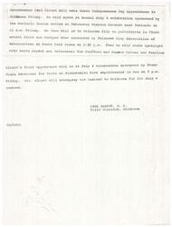 ["The document discusses a proposed bill to establish a ten million dollar revolving fund to provide long term loans to Native Americans in order to address their high rates of poverty and sub-standard living conditions. The bill has support from members of the Five Civilized Tribes and organizations focused on Native American welfare."]