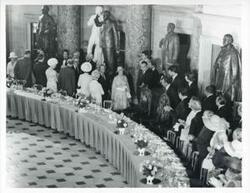 ["Black and white photograph prints from the Queen Elizabeth II visit to the U. S. Capitol, 1976"]