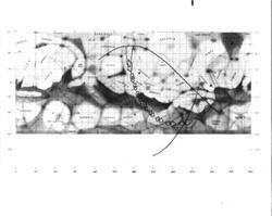["Black and white photograph of Mars by Mariner IV. July 14, 1965"]
