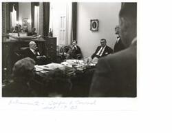 ["Astronauts Cooper and Conrad in John W. McCormack's office. September 19, 1965"]