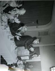 ["Banquet in McAlester, Oklahoma on Armed Forces Day. 1968"]