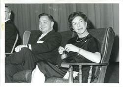 ["Carl Albert and Mary Albert."]