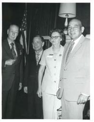 ["Carl Albert second from left."]