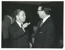 ["Carl Albert at the Good Roads meeting. September 13, 1971"]