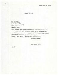 ["The document is a correspondence between Lon Kile, an attorney, and Congressman Tom Steed regarding H.R. 15598, in which they discuss a stipulation signed by Earl Boyd Pierce resolving a designation issue between the Choctaw, Chickasaw, and Cherokee Nations. Congressman Steed agrees to work towards early consideration of the amendment."]