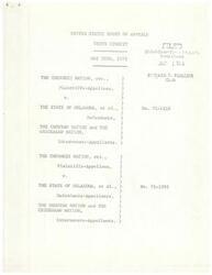 ["The document discusses a legal dispute over ownership of the bed of the Arkansas River in Oklahoma between the Cherokee Nation, the State of Oklahoma, and the Choctaw and Chickasaw Nations. The Supreme Court had previously ruled in favor of the Cherokee Nation, but the district court's interpretation of the ruling led to further appeals and disagreements over ownership. The district court ultimately ordered Oklahoma to account for money received from leases and divided it between the Cherokee and Choctaw Nations. Appeals were made by Oklahoma and its lessees, as well as the Choctaw Nation, leading to a reversal of the judgment on the conflicting claims between the Cherokee and Choctaw Nations."]