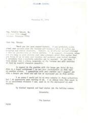 ["The document from Mrs. Fulallo Garcia, Jr. to The Speaker discusses issues faced by the local Indian community, such as the lack of a gathering place and a legal problem with a house purchase. The Speaker expresses sympathy for the situation but explains that he cannot intervene in tribal matters or legal issues. Mrs. Garcia also mentions a dispute over the auction of houses in the town. She expresses frustration with the local political situation and seeks advice on how to address the issues."]