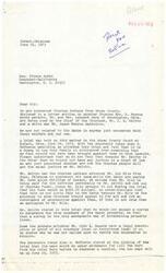 ["The document is written by concerned Choctaw Indians from Bryan County, Oklahoma, regarding a lawsuit against Mr. and Mrs. Harp by the Chief of the Choctaws and another individual. They question the fairness of the trial and express concerns about the Chief not representing the interests of the Choctaw people. They also request information or assistance in the matter from Representative  Yvonne Burke. The document is signed by numerous Choctaw individuals from the area."]