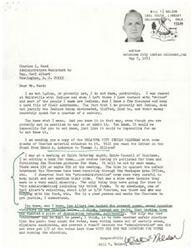 ["The document from Will T. Nelson to Charles L. Ward addresses the mistreatment of Native Americans, specifically the Choctaw tribe, and criticizes Representative  Carl Albert's support of the current power structure within the tribe. Nelson mentions attending a meeting where the unfair treatment of the Choctaws was discussed and expresses concerns about potential election fraud. He also mentions editing a book for the Choctaw tribe and sends Ward a copy of the Oklahoma City Indian Calendar. Nelson emphasizes the need for justice for the Choctaw people and highlights the political issues surrounding their treatment."]