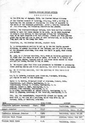 ["The Talihina Choctaw Indian Council held a meeting in 1951 to discuss the delay in payments to heirs of deceased allottees. They passed a resolution requesting a correspondence section be set up to provide information on payments, that claims be paid immediately when an heirship application is filed, and that the process be followed for future payments. The resolution was sent to various officials and individuals for action."]