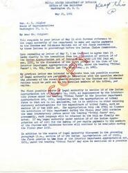 ["The document addresses the legal authority of the Department of the Interior to make per capita payments to the Choctaw and Chickasaw Nations out of funds recovered by the Indians. It discusses two possible sources of legal authority, including section 18 of the Indian Appropriation Act of 1920 and the first proviso in the Interior Department Appropriation Act 1951. The document also mentions the lack of a recognized governing body for the tribes and the need for approval from the Secretary for certain expenditures. The recipient of the letter seeks clarification on whether a special act of Congress is needed to authorize the payments."]