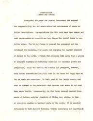 ["The document discusses the lack of adequate road infrastructure on Indian reservations, which has hindered economic growth and integration of indigenous communities. The Federal Government has not allocated enough funds for road construction and maintenance on reservations, leading to a disparity in living standards compared to the rest of the country. The document emphasizes the importance of investing in road infrastructure to improve the quality of life for indigenous communities and facilitate their integration with the broader population."]