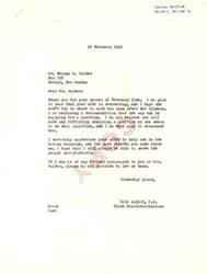 ["The document is from George W. Walker to Carl Albert, thanking him for his help and support. Walker's wife is recovering from an illness Carl Albert and looking for employment. He requests a recommendation from Albert, highlighting his wife's experience and qualifications. Walker also expresses his willingness Carl Albert to help Albert in any way possible. Albert responds positively, expressing his appreciation for Walker's support and offering to provide a recommendation for his wife."]