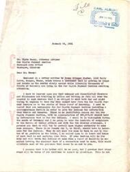 ["The document is from Harry S. Belvin, the Principal Chief of the Choctaw Nation, to Clyde Bussey, expressing frustration with the slow processing of Proofs of Heirship in the Per Capita Payment Section. Belvin urges for a reorganization of the section to provide the Indians with the information they deserve. He threatens to take the complaints to higher authorities if the situation does not improve. Belvin also cc's other relevant individuals and authorities in the matter."]