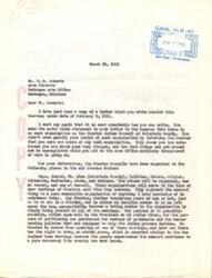 ["The letter is written by Carl Albert to W.O. Roberts regarding the organization of Choctaw Councils in various places. Albert expresses disappointment in Roberts' lack of knowledge about the organization and criticizes the neglect of the Choctaw Council House. Albert also mentions the petitioning of government officials for more efficient organization and fair treatment of Native Americans. The letter emphasizes the importance of unity, education, and action among the Choctaw Nation."]