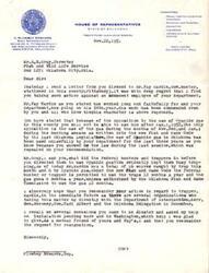 ["The document is a letter from State Representative C. Plowboy Edwards to Mr. A.E. Gray, Director of the Fish and Wild Life Service, expressing concern over the potential resignation of trapper Fay Hardin due to opposition to the use of cyanide gas during hunting season. The letter highlights the support for Hardin and urges Gray to reconsider his decision. It also mentions the involvement of various political figures and the Oklahoma Fish and Game Commission in the matter. Additionally, there is reference to relevant laws and regulations regarding the use of cyanide gas and the pursuit of fur-bearing animals."]