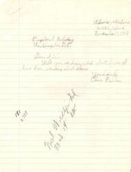 ["Elmer Parker from Atoka , Oklahoma requested a book about birds from Congressman Albert. In response, he received two booklets from the Fish and Wildlife Service titled \"Common Birds of Southeastern United States\" and \"Homes for Birds.\" Congressman Albert expressed hope that these publications would be helpful in Elmer's studies and offered further assistance if needed."]