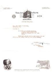 ["The document consists of correspondence between various individuals regarding the Williston Basin located in Montana, North and South Dakota. C.C. Stephens, the President of The Atoka State Bank, is requesting information on the basin, and letters are exchanged with Congressman Carl Albert and the Geological Survey. The Geological Survey provides information on the geologic structure of the basin and refers to various publications and officials for additional data. The document emphasizes the importance of promptness Carl Albert and soil conservation for good credit."]