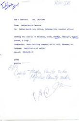 ["A contract was awarded to Moats Drilling Company for the installation of wells in Washington. A ground-breaking ceremony for a new Indian Health Center in Hugo, Oklahoma was held. The facility will be named after the principal chief of the Choctaw Nation and will provide health care to individuals with at least one-quarter Indian bloodline. The facility is expected to cost a quarter of a million dollars and employ approximately 17 people. The site for the health center was offered by the Golden Age Home board, and construction is being done by Choctaw Service and Supply Company. Chief Belvin expressed gratitude to various parties involved in making the construction of the clinic possible."]