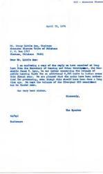 ["The Speaker wrote to the Chairman of the Absentee Shawnee Tribe of Oklahoma regarding the release of public housing funds for additional units in Indian areas. The Department of Housing and Urban Development authorized processing of 4,000 additional units, with a commitment to fund the balance of the five-year commitment. The Speaker expressed support for the Indian Housing Program and urged the Secretary of HUD to release the impounded funds for housing construction."]