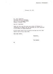 ["The Speaker received a letter from Mr. Jerry Imotichey of the Chickasaw Nation of Oklahoma regarding support for proposals submitted to the Office of Indian Education. The Speaker expressed gratitude for the letter and offered assistance at any time."]