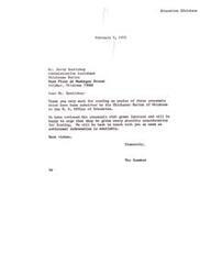 ["The document thanks Jerry Imotichey for sending copies of three proposals submitted by the Chickasaw Nation to the U.S. Office of Education. Carl Albert expresses interest in the proposals and promises to advocate for their funding. They will provide further information once available."]