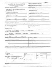 ["The document is an application for federal assistance from the Chickasaw Nation of Oklahoma to the U.S. Office of Education for an educational project for Indian children. The application includes details such as the project name, funding requested, population benefiting, project length, and start date. The application was submitted on January 27, 1975, and signed by Overton James, the Correon of the Chickasaw Nation."]