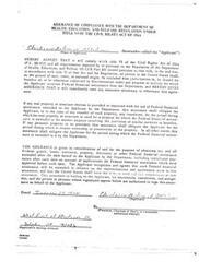 ["The Chickasaw Nation of Oklahoma agrees to comply with Title VI of the Civil Rights Act of 1964 and all regulations imposed by the Department of Health, Education, and Welfare. They assure that no person in the United States will be discriminated against on the basis of race, color, or national origin in any program or activity that receives Federal financial assistance. The assurance also applies to any real or personal property provided or improved with Federal aid. This agreement is binding and will be enforced by the United States."]