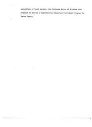 ["The Chickasaw Nation of Oklahoma plans to create a Comprehensive Educational Enrichment Program for Indian People in response to the aspirations of local parents."]