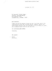 ["The document informs Governor Overton James that Ada has been confirmed as the chosen site for a proposed health facility by the Indian Health Service. Carl Albert expresses well wishes to the Governor."]