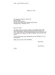 ["Carl Albert has received concerns from Indian regarding the proposed site change from Ada to Shawnee for a new Indian Health Service hospital. Carl Albert is requesting information from the Area Director of the Indian Health Service regarding this matter."]