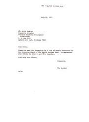 ["Carl Albert thanks Ollie Bohler for providing a list of people interested in the Governing Board of the Health Service Area and appreciates his effort in putting the list together."]