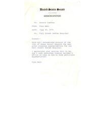 ["Fred Ruth acknowledges receipt of a copy of the House report regarding hospital planning appropriations for the Carl Albert Indian Hospital and thanks Howard Yourman for sending it. Ruth has also contacted Senator Bellmon's office to monitor this specific appropriation."]