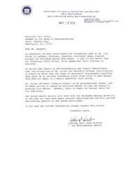 ["The Indian Health Service investigated allegations made by Mr. J.E. Oliver regarding waste disposal systems for Chickasaw Mutual Help homes and found them to be without justification. The Corps of Engineers' requirements do not apply to septic tank/tile field systems, and the Indian Health Service will ensure that all work meets contract specifications. Mr. Oliver's complaints are deemed to have no factual basis."]