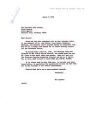 ["The letter is thanking Senator Bostner for contacting the Indian Health Service on behalf of Mr. Joel Oliver, who felt he was treated unfairly in a bid for a septic tank system for an Indian Housing project. The Indian Health Service is looking into the matter and will provide a report to the Senator and Mr. Oliver. The letter expresses appreciation for the opportunity to work together for mutual constituents."]
